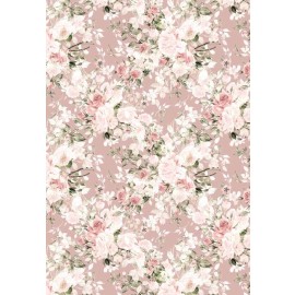 Hârtie de orez Decoupage, Tema Floral Vintage, 30gsm Premium, Tehnica șervețelului