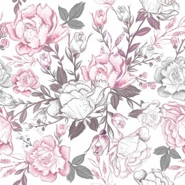 Hartie de orez Decoupage, Tema Flori Vintage, 30gsm Premium, Tehnica servetelului