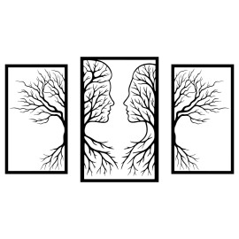 Tablou decorativ perete din 3 panouri – Blank personalizabil pictura, decoupage sau vopsire – HDF sau acril, 3 dimensiuni disponibile
